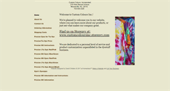 Desktop Screenshot of customcoloursinc.com